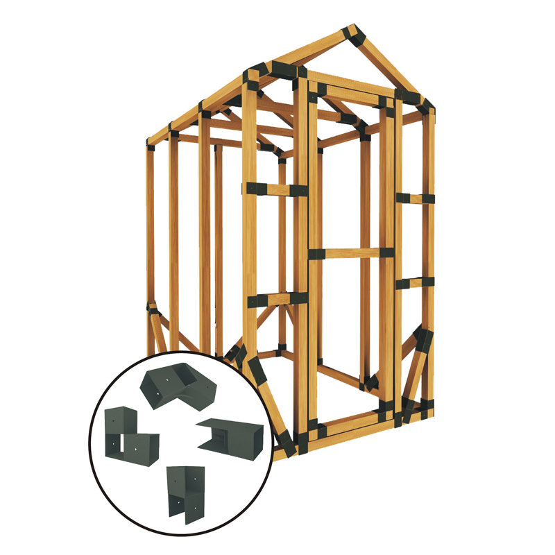 EZ Frames 4' W X 6' D Greenhouse Kit Wayfair